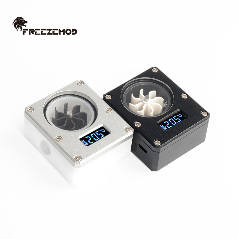 FreezeMod Water Flow Meter Indicator with Temperature Sensor System Monitor
