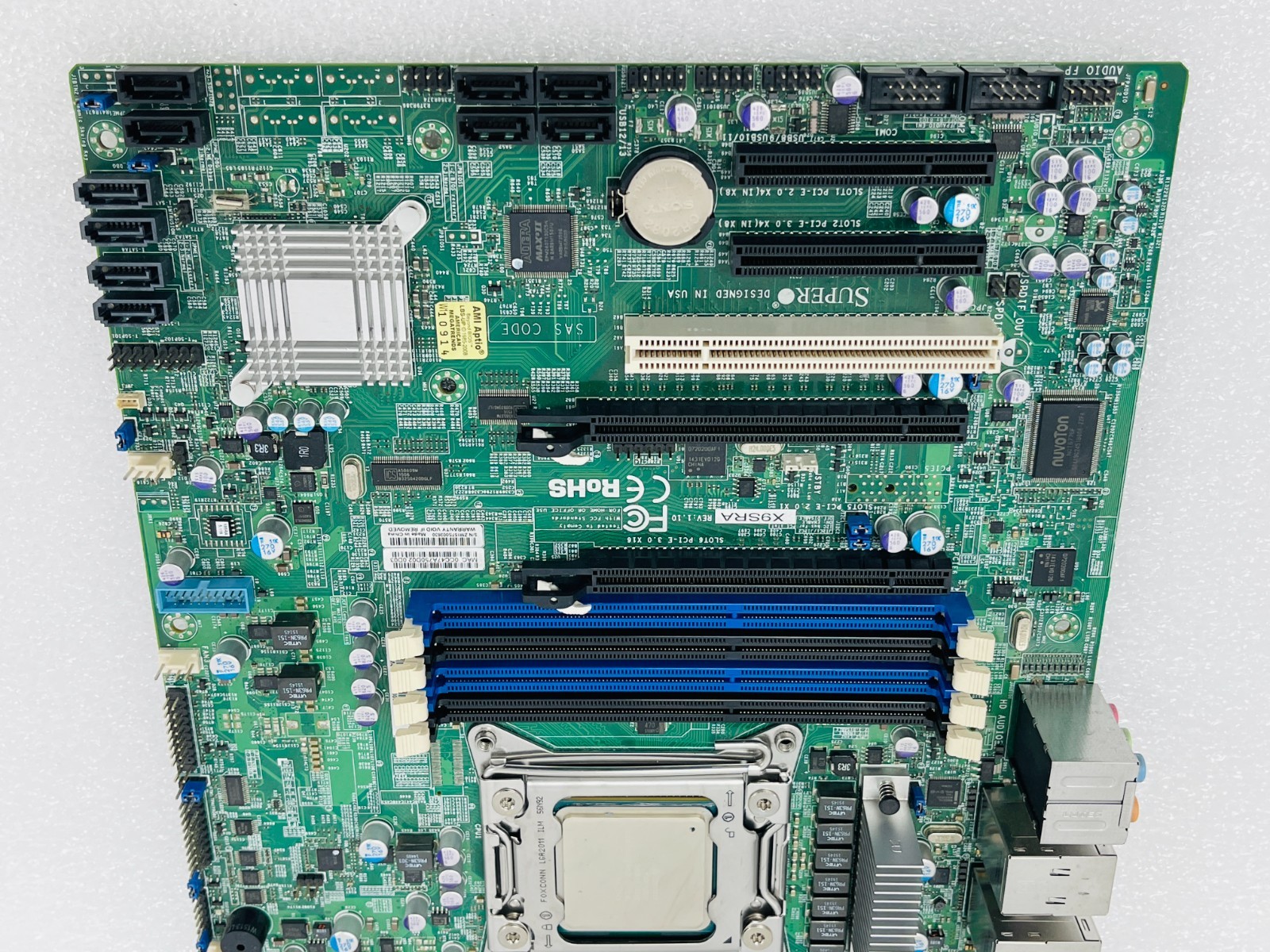 Supermicro X9SRA Single socket R LGA2011 DDR3 Server Motherboard With E5-1660V2