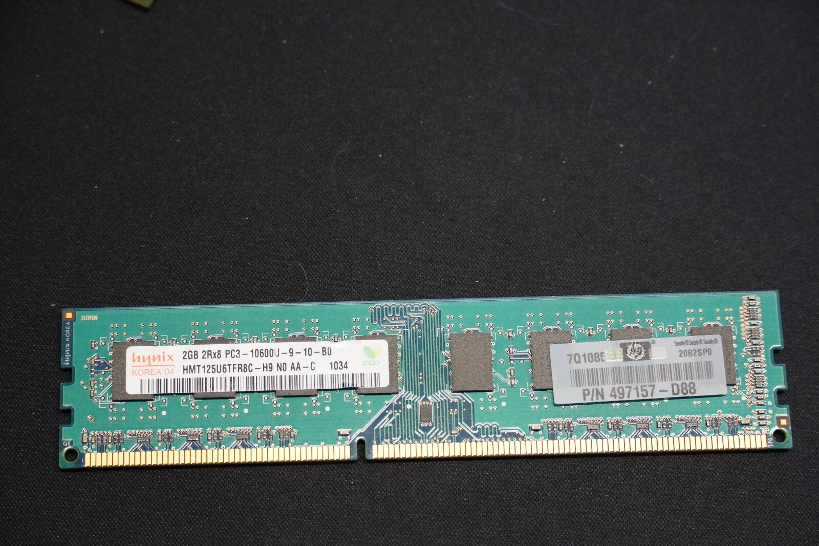 Hynix PC3-10600 (DDR3-1333) 4 GB DIMM 1333 MHz PC3-10600 DDR3 SDRAM Memory…