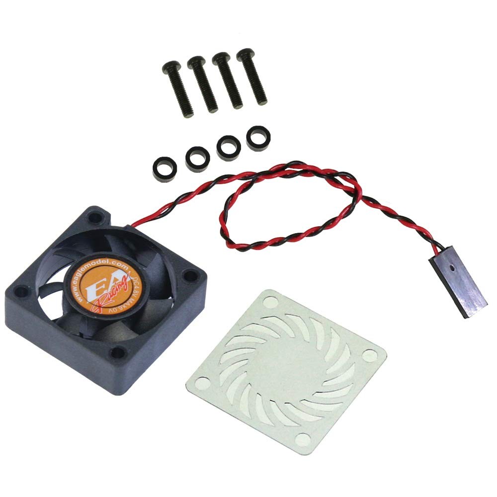 EAGLE RACING 30x30x10mm High-Speed ​​Cooling Fan with Cover, 4.8~6V