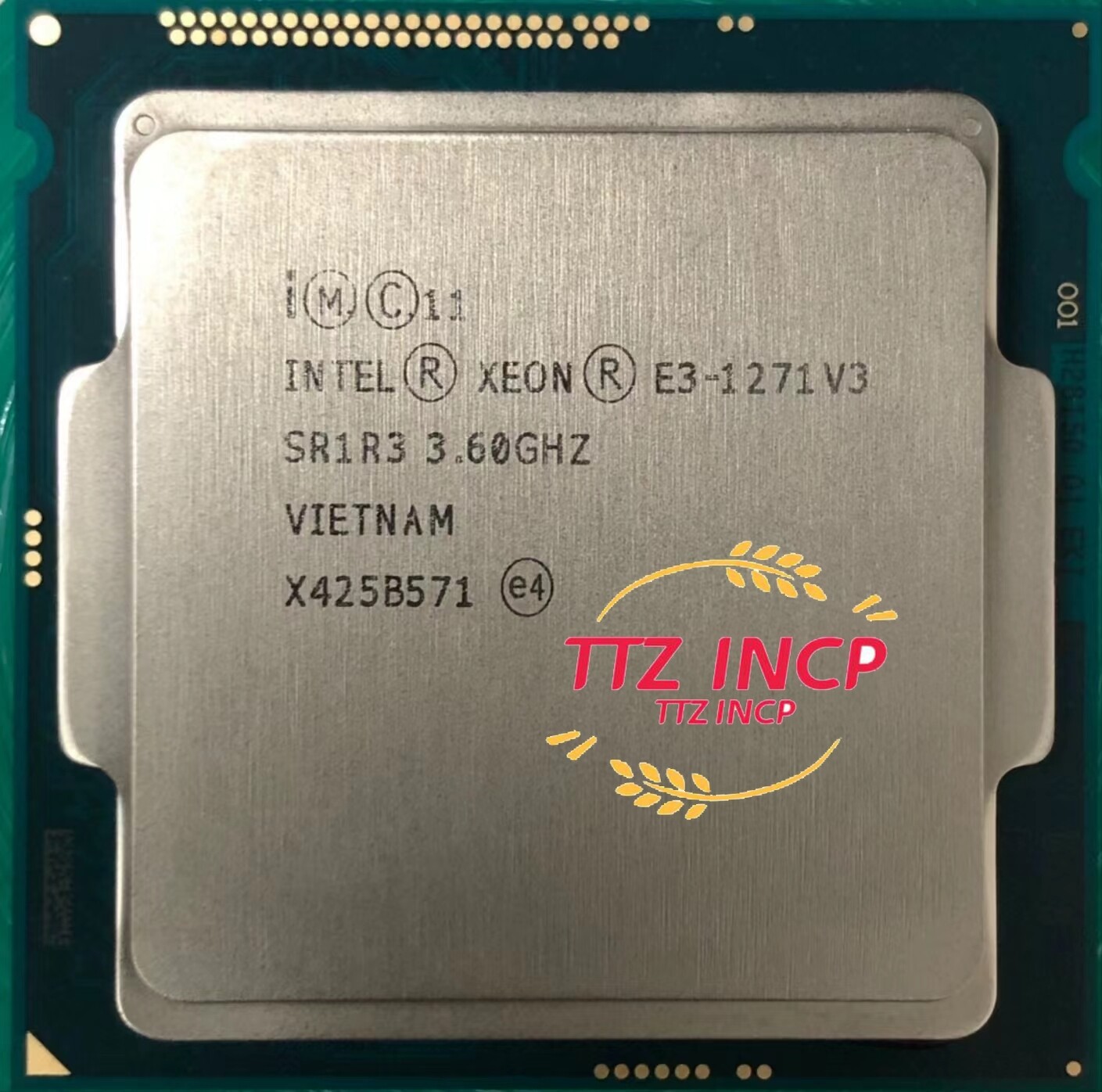 Intel Xeon E3-1271 V3 LGA-1150 CPU Processor SR1R3 3.6GHZ Quad-Core 8MB