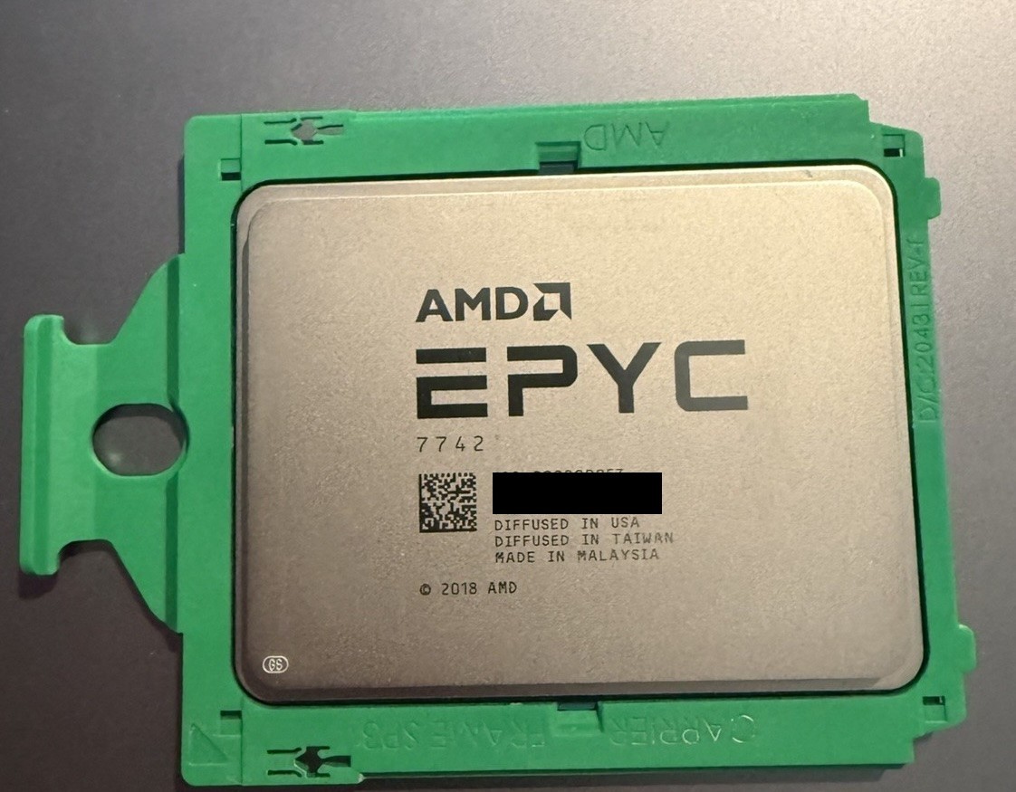 AMD EPYC 7742 (Unlocked, only used in HPE server, fuse not blown)