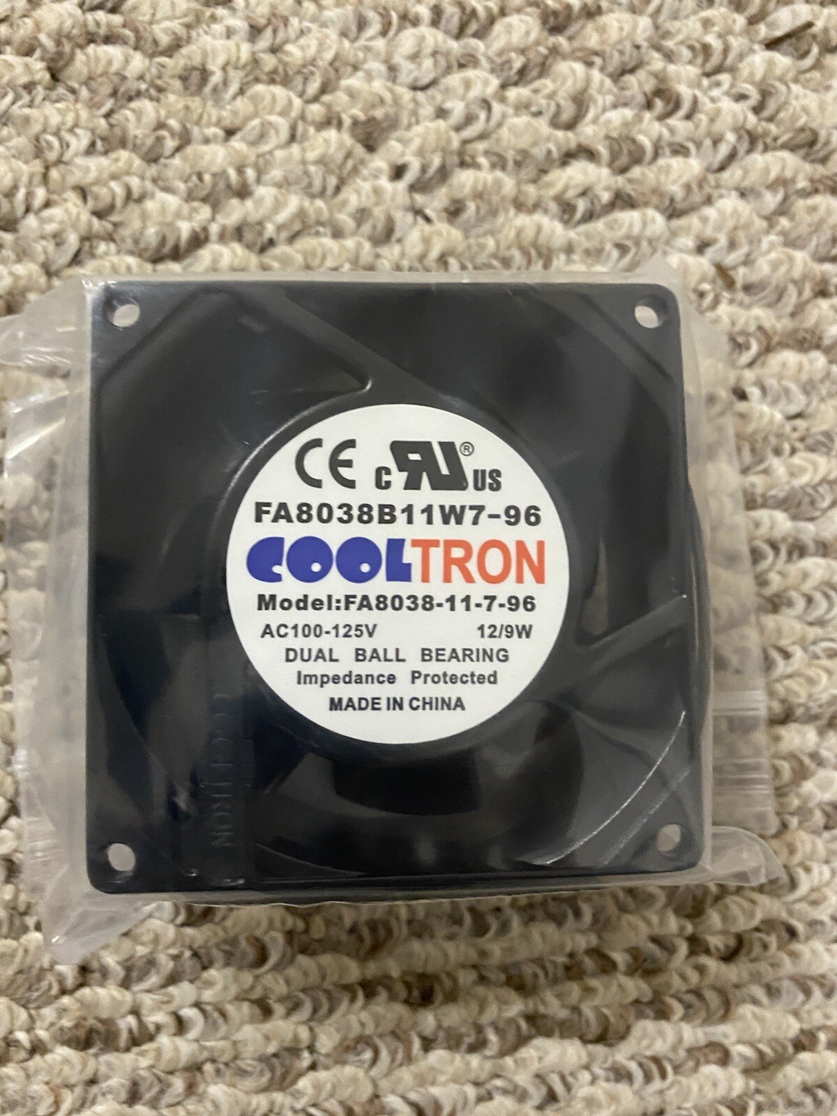 1PC COOLTRON FA8038B11W7-96 AC100-125V Dual Ball Bearing