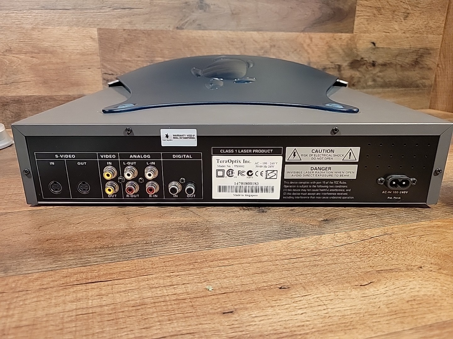 Terapin CD Audio Video Recorder Open Box w/ Accessories. Tested Working. TX-0002