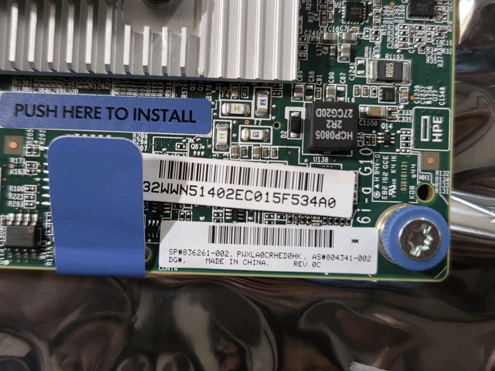 HPE Smart Array P816i-a SR SAS 4GB Cache 12G Gen10 Raid Controller 836261-001