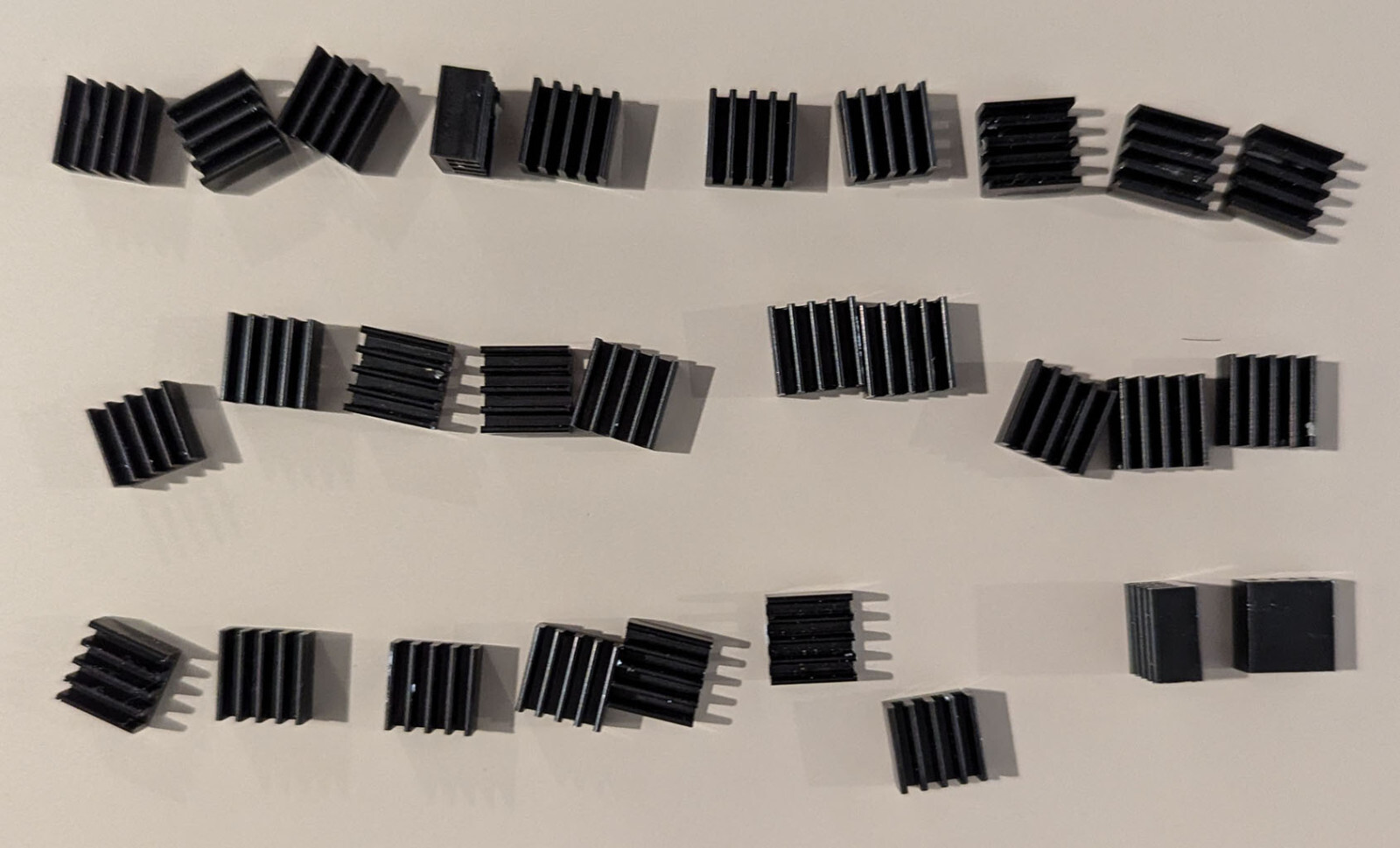 Easycargo Mini Heatsinks (29 pcs, Anodized Aluminum) VRM MOSFET Regulators