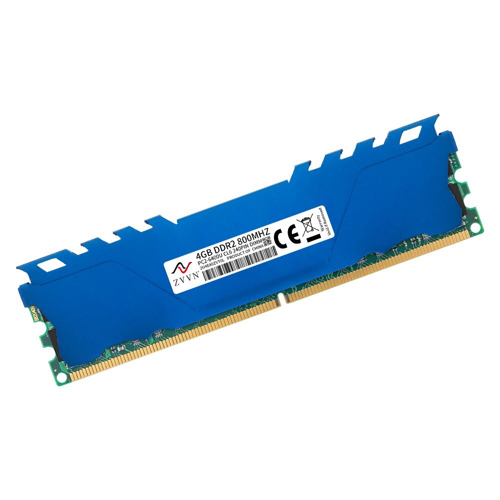 16GB 8GB 4GB DDR2 800MHz PC2-6400U CL6 240Pin intel DIMM Desktop Memory LOT Blue
