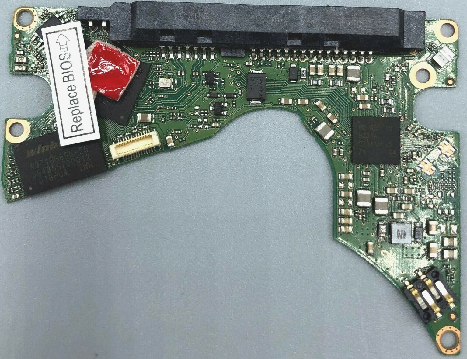 UNLOCKED/LOCKLESS WD PCB 2060-800065-002 REV P1 2.5″ SATA QR: 800065-002 07 E36