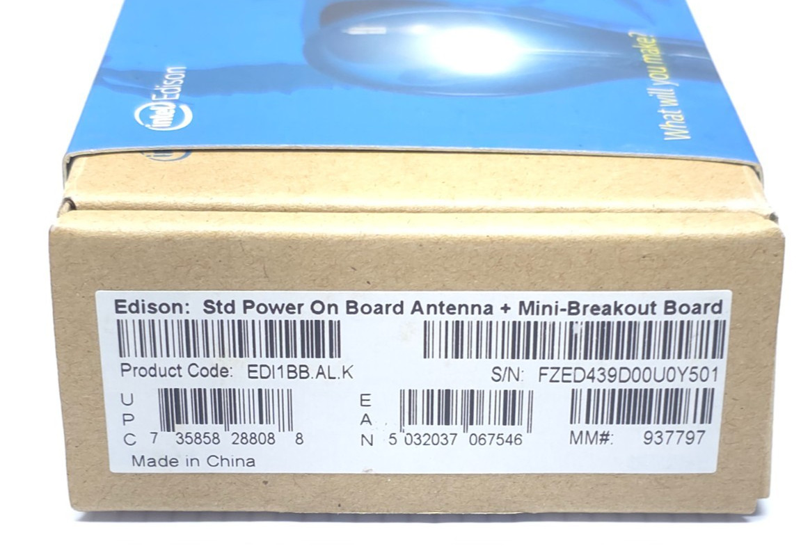 Intel Edison Std Power On Board Antenna Mini Breakout Kit EDI1BB.AL.K Open Box