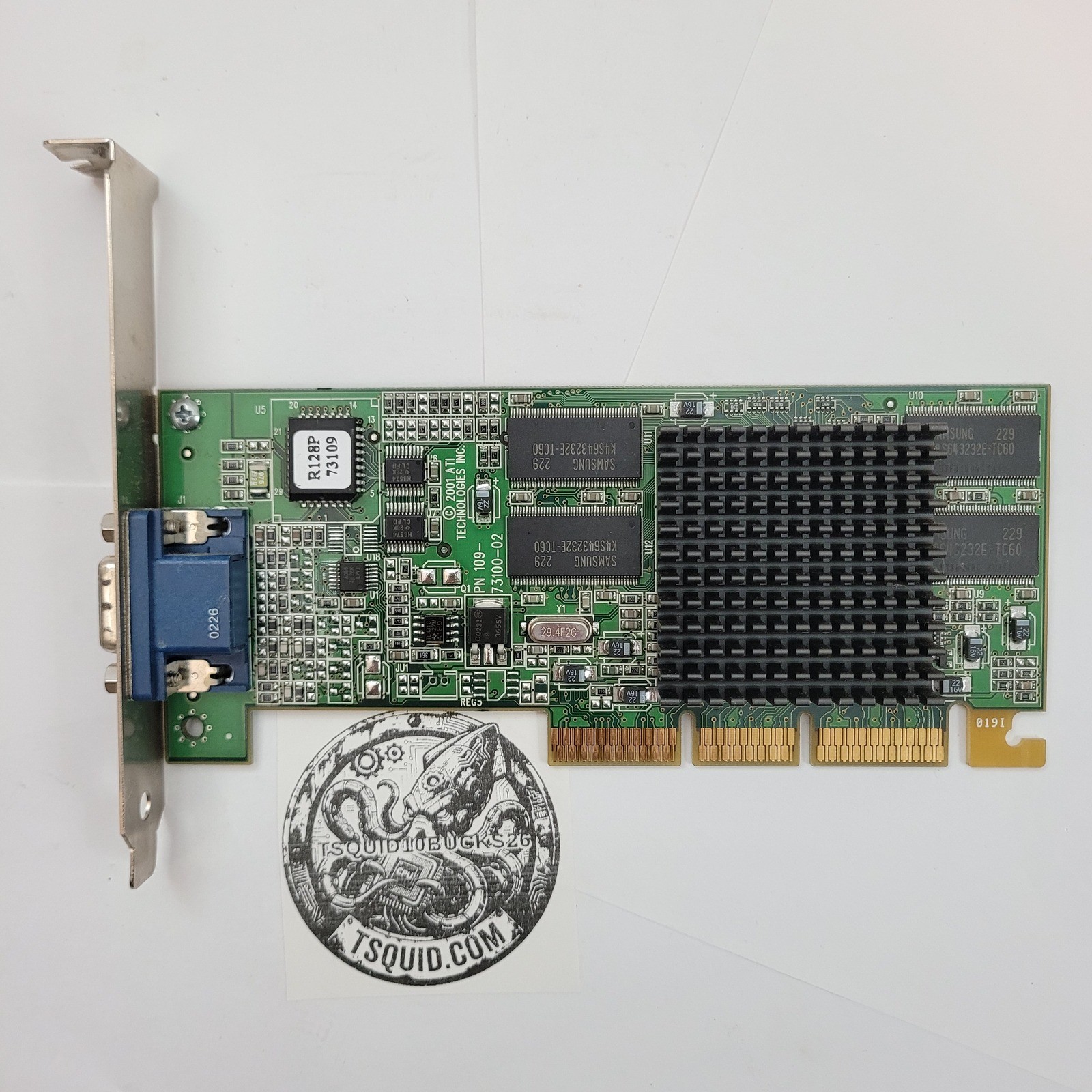 ATI Radeon 7500 Ultra 1027311602 32MB DDR AGP 4x VGA Graphics Card 109-73100-02