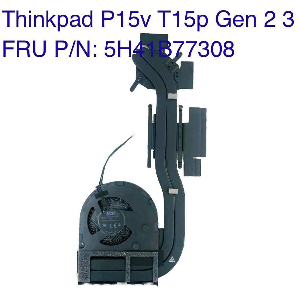 For Lenovo ThinkPad T15p P15v Gen2 Gen3 AT2C3002VV0 CPU Fan Radiator 5H41B77308