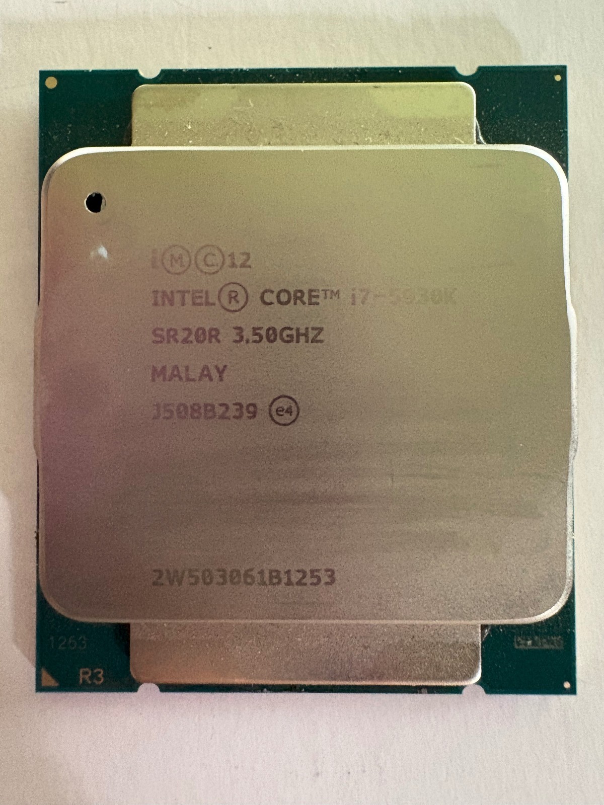 Intel Core i7-5930K SR20R 3.50GHz LGA2011-3 6-Core Haswell-E Unlocked CPU