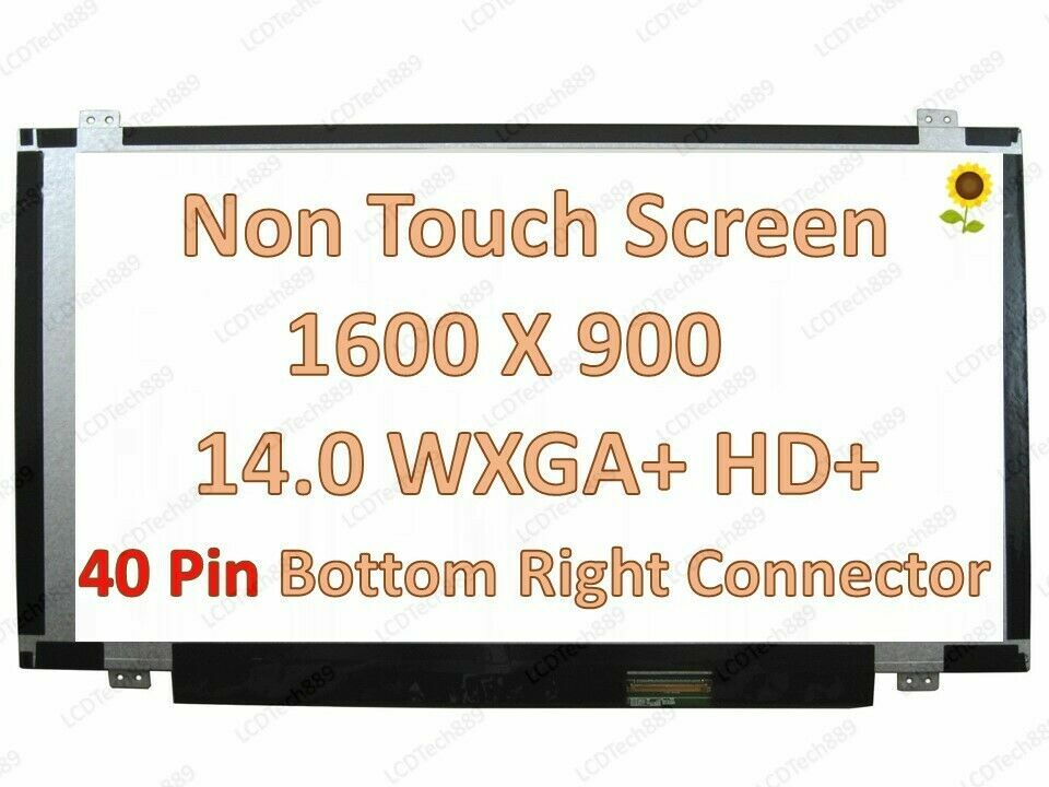 New Display for IBM Lenovo Ideapad Y410P 14″ WXGA+ B140RW02 V.0 LCD LED Screen