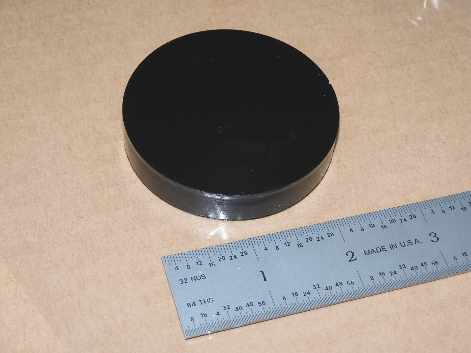 1 LARGE SORBOTHANE DISC CIRCLE FEET PAD 2.5×0.5in 64x12mm SILENT PC CASE AMP 30D