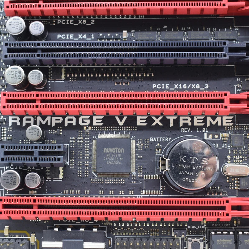 ASUS RAMPAGE V EXTREME E-ATX support CPU i7 6900K 6950X 5960X Motherboard
