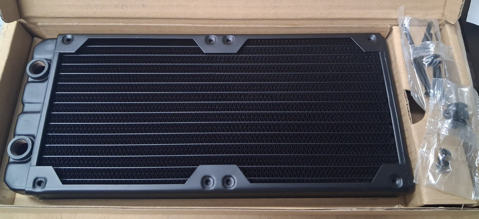 Black Ice Nemesis L-Series 280 Stealth Radiator NLS280-F2PB 4806518482934