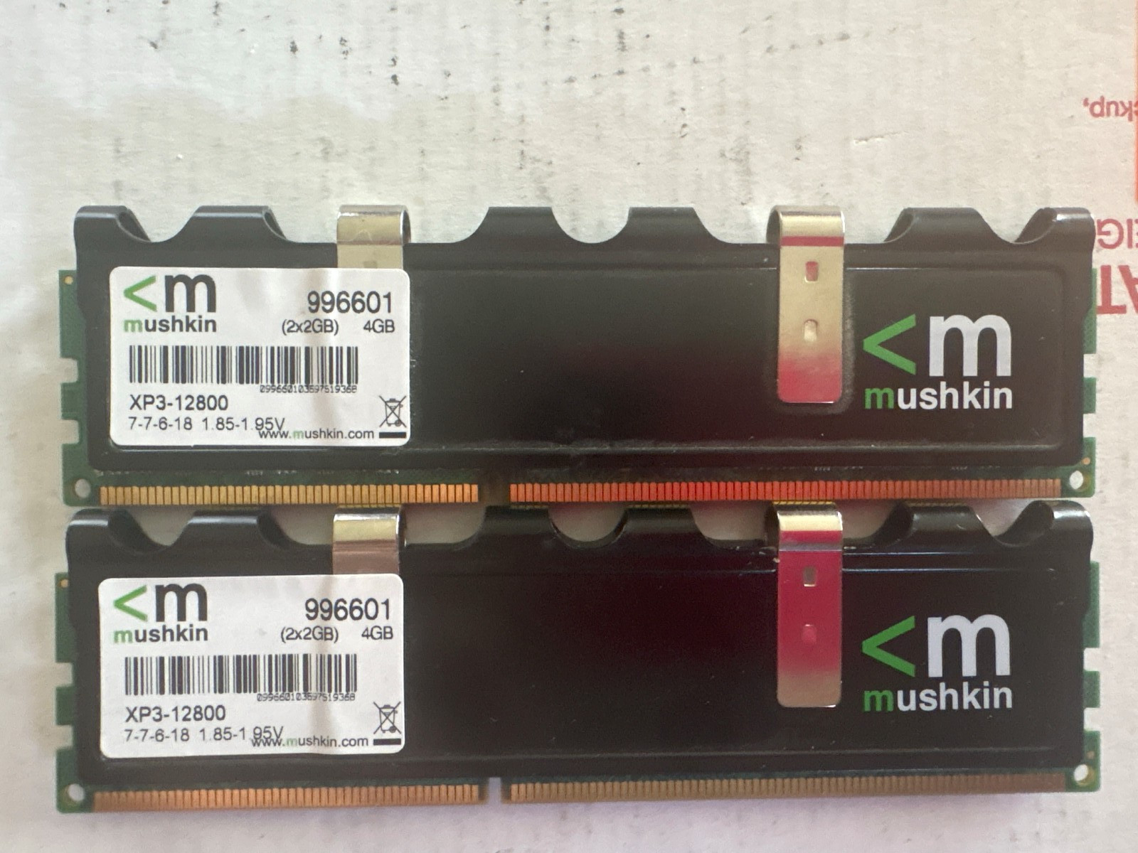 Mushkin XP3 4GB (2x2GB) DDR3 1600MHz CL7 PC3-12800 UDIMM Desktop RAM Tested