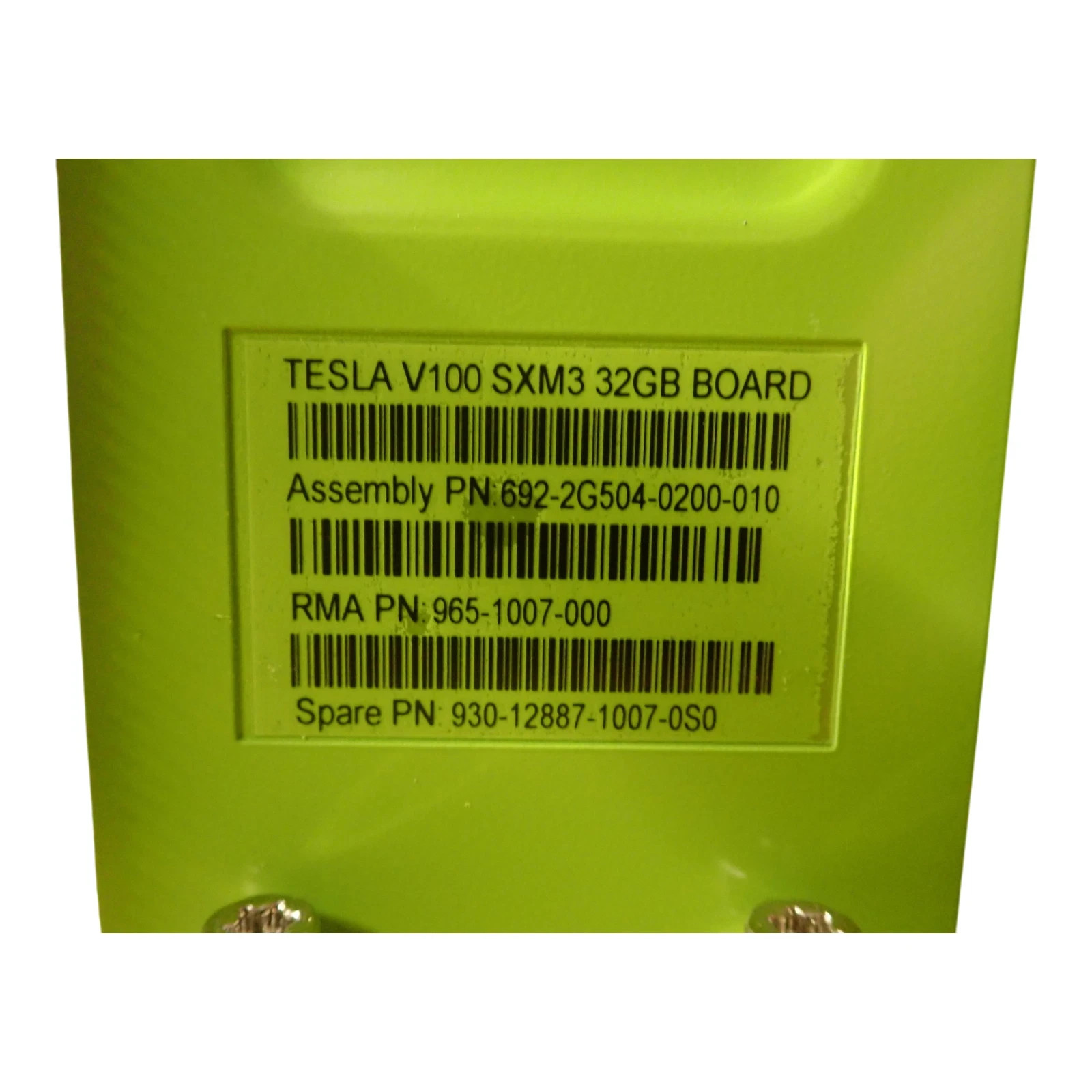 Nvidia Tesla V100 SXM3 32GB HMB2 Volta PCIe 3.0 X16 SXM GPU 699-2G504-0200-001