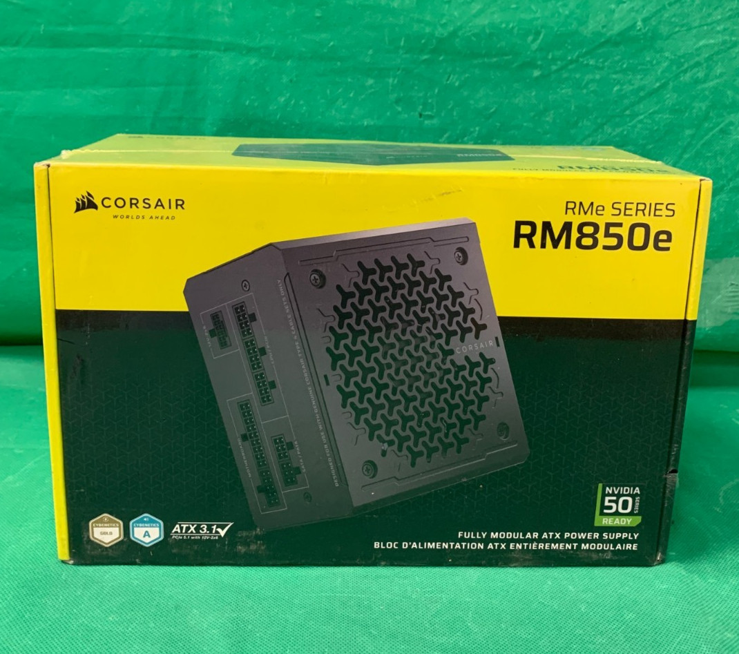 Corsair RM850e 2025 Fully Modular Low-Noise 850W ATX Power Supply – Black