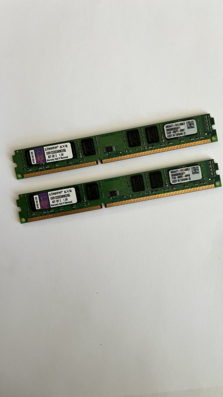 Kingston ValueRAM 8GB (2x8GB) 1333MHz DDR3 (KVR1333D3N9K2/8G)