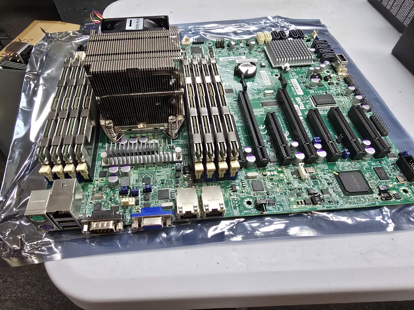 Supermicro X9SRL-F motherboard / Xeon E5-2697v2 12 core CPU / 256GB ECC RAM