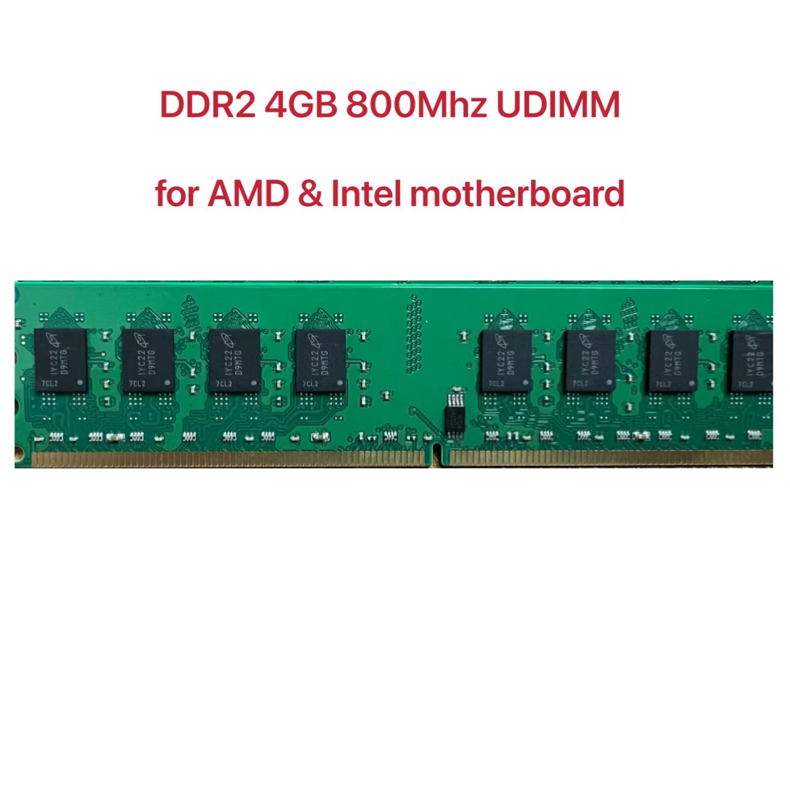 For both Intel / AMD 16GB (4X4GB) DDR2 800Mhz PC2-6400 UDIMM Desktop Memory Ram
