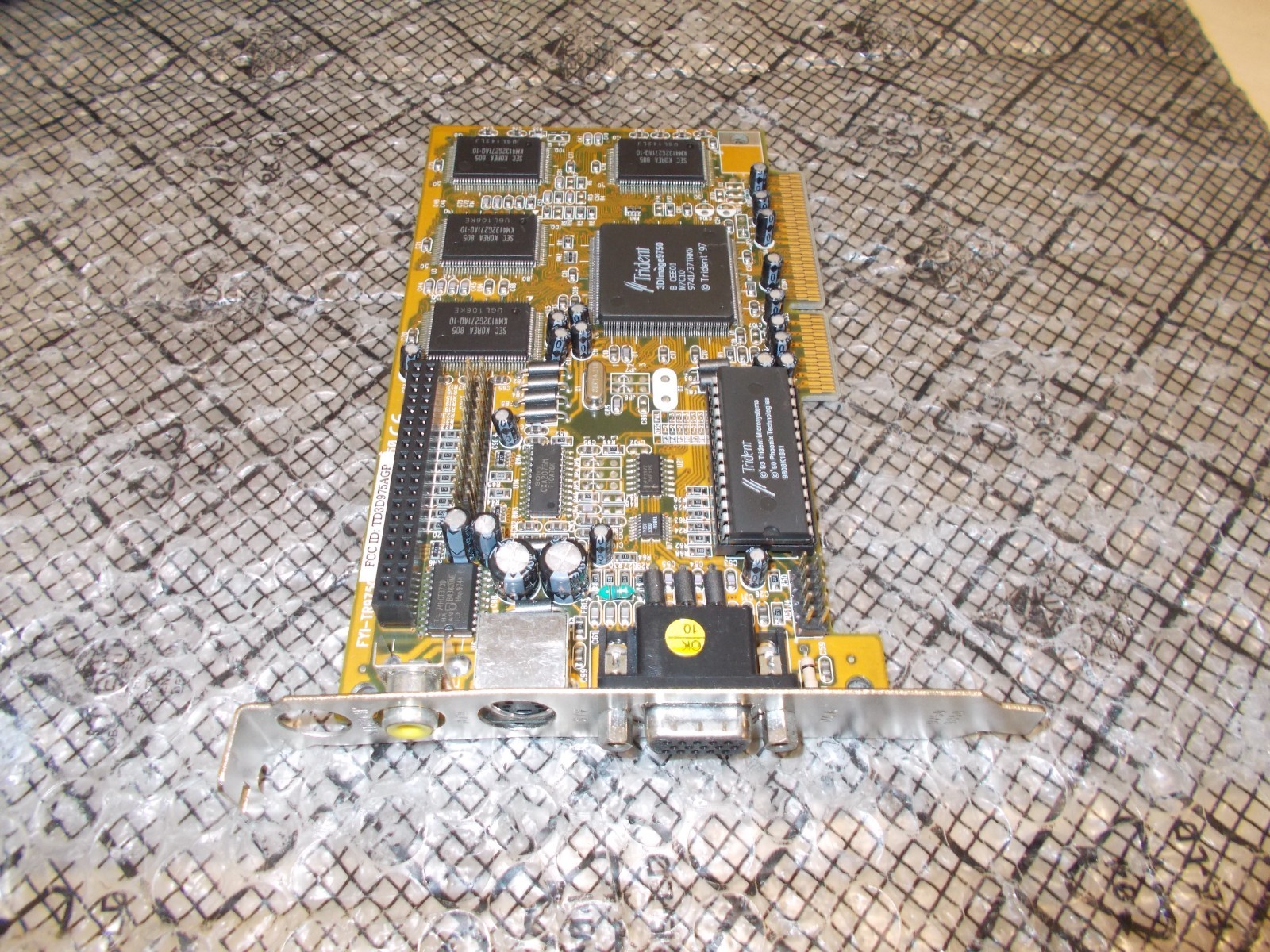 Trident 3DImage 9750 4MB VGA 2X AGP Video Card TD3D975AGP