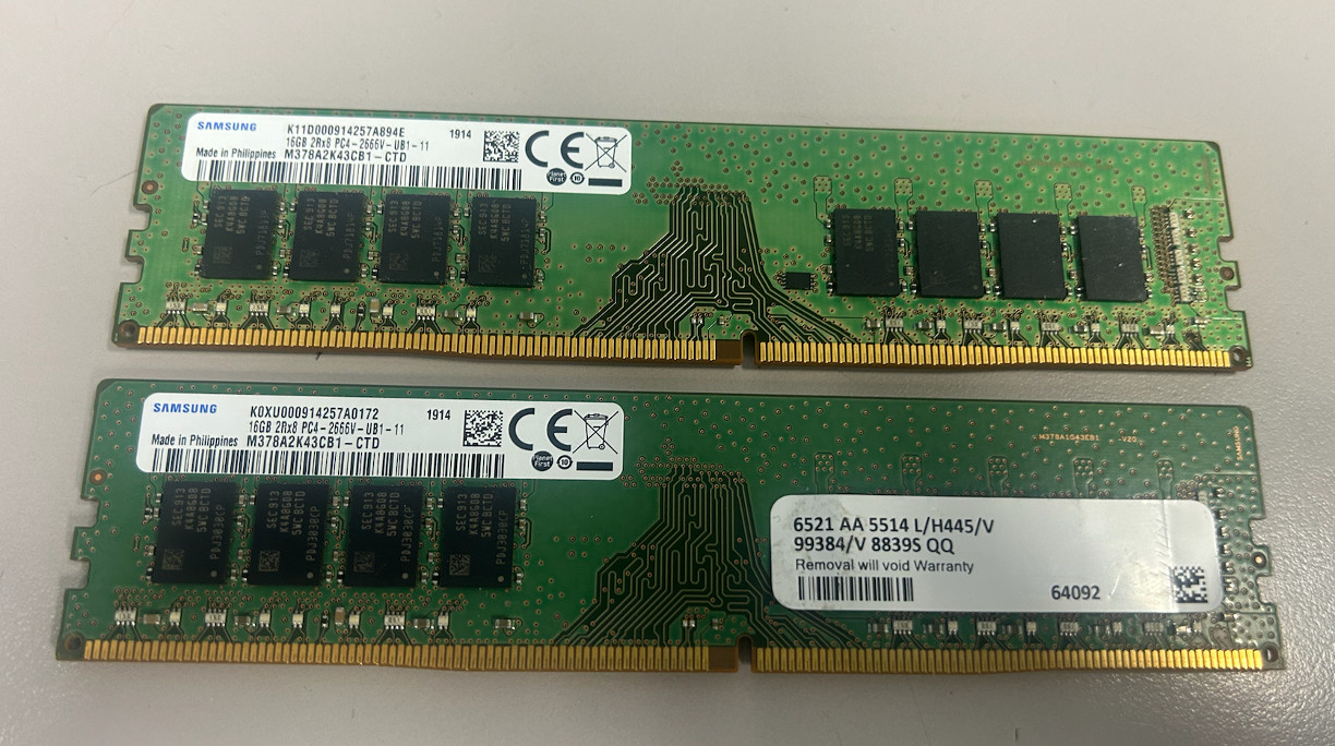 Samsung 16GB PC4-21300 DDR4-2666 Memory – M378A2K43DB1-CTD