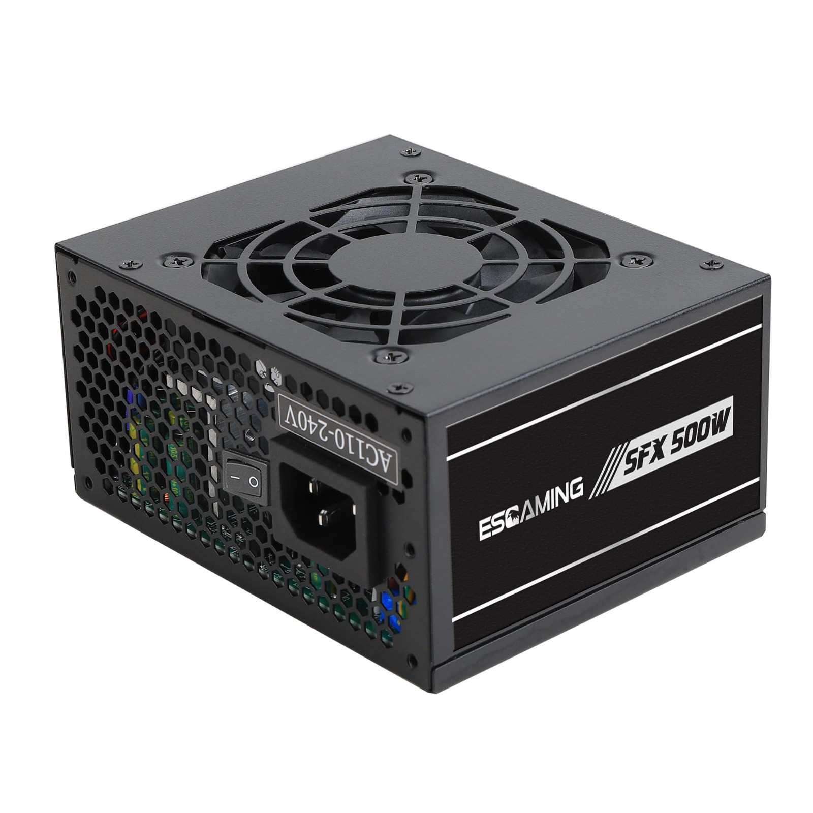 Micro ATX 500W / Mini ITX/SFX, Full Range Active PFC 110-240V, Low Noise Desk…