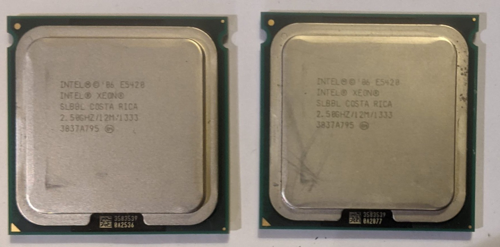 MATCHED PAIR Intel SLBBL XEON E5420 2.5ghz Socket CPU Fast Free Shipping USA