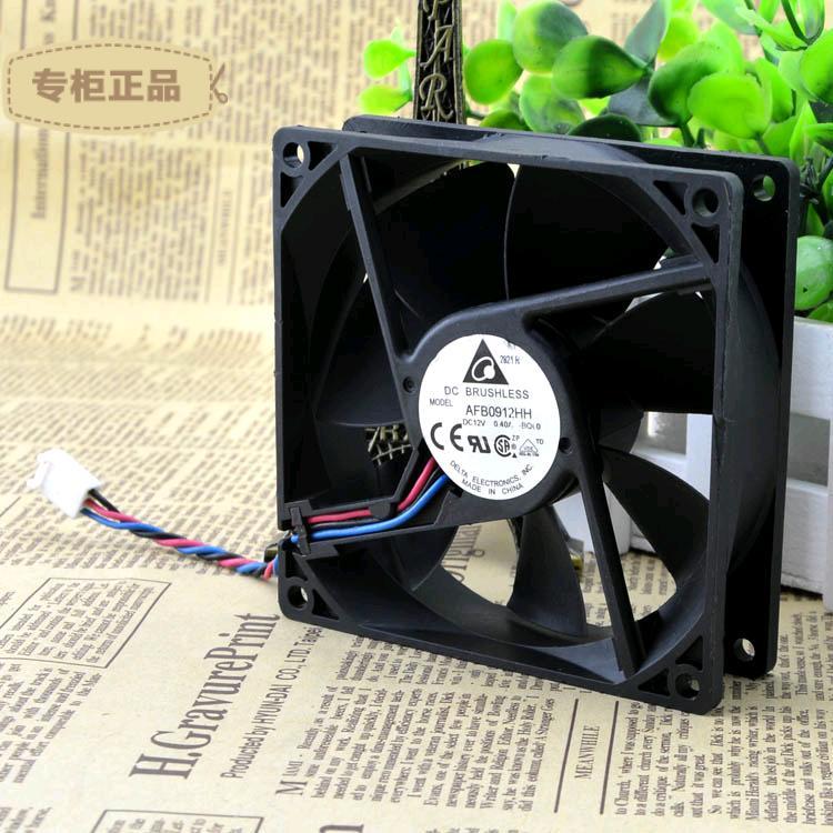 DELTA AFB0912HH 92x92x25mm 12V 0.4A 3pin 5500RPM Case Cooling Fan