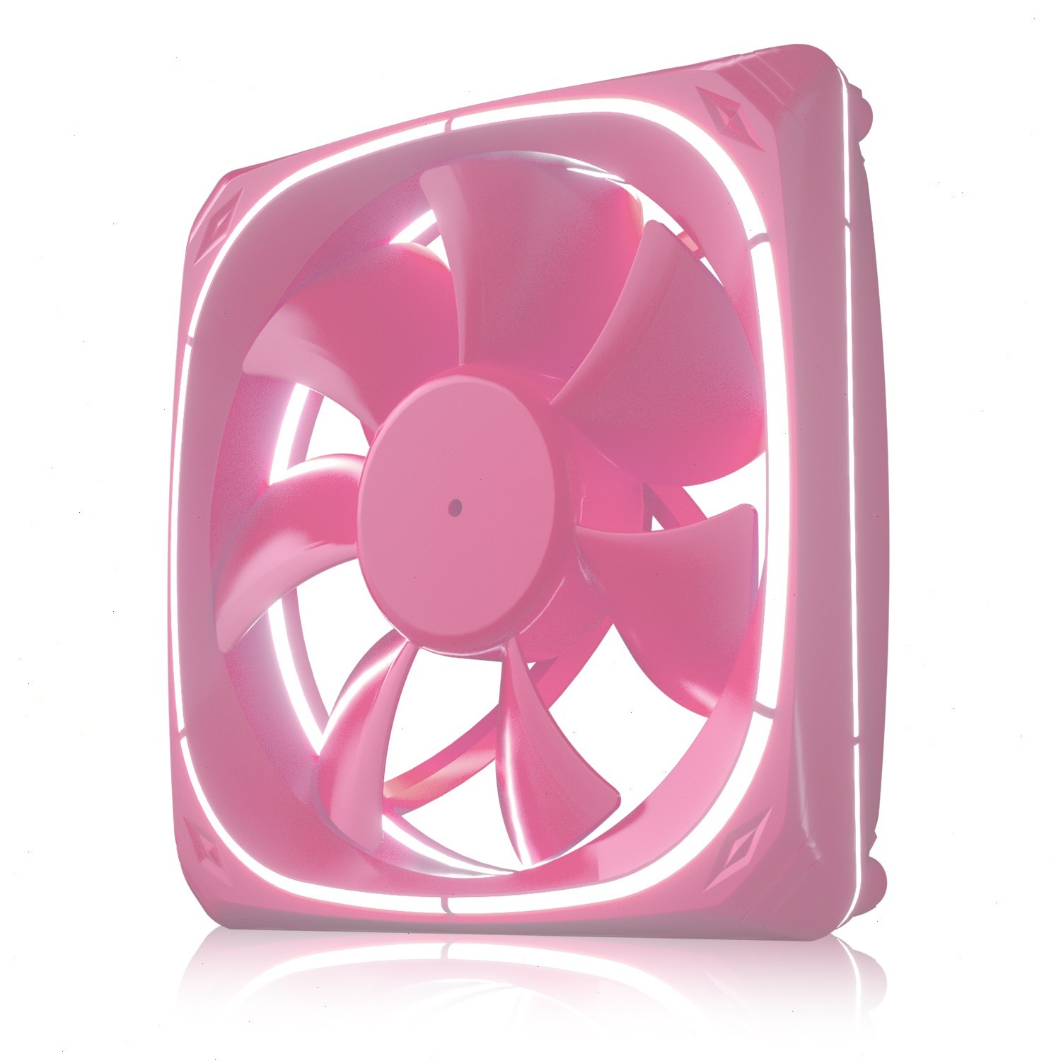 120mm Pink PC Case Fan Quiet Cooling 4-Pin Gaming Desktop Computer Cooling Fan