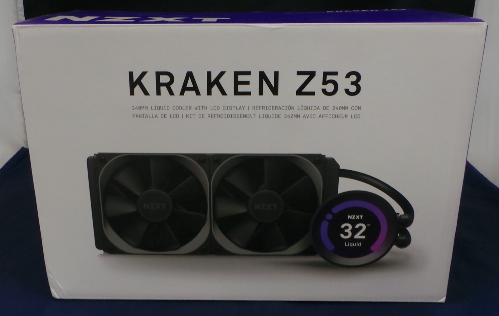 NZXT Kraken Z53 240mm AIO CPU Liquid Cooler – RL-KRZ53-01