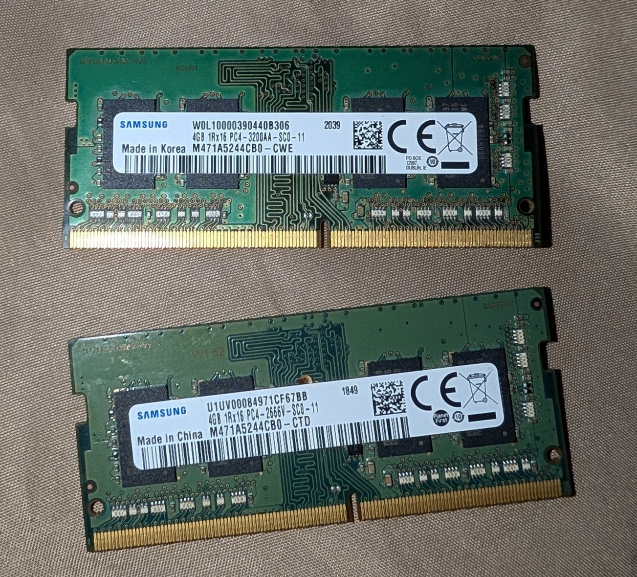 Samsung 8GB Sodimm kit. (2x4gb)