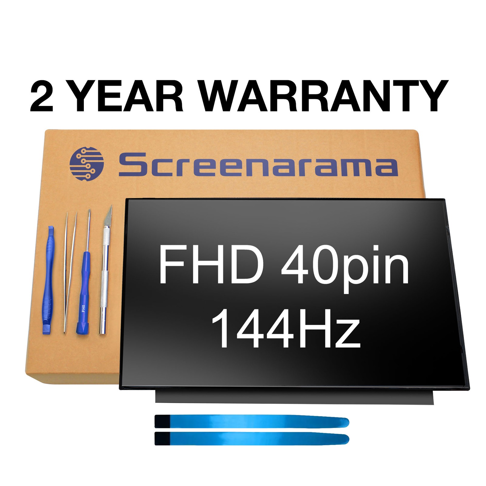AUO B156HAN08.5 144Hz FHD IPS 40 pin Matte LCD Screen + Tools SCREENARAMA *FAST