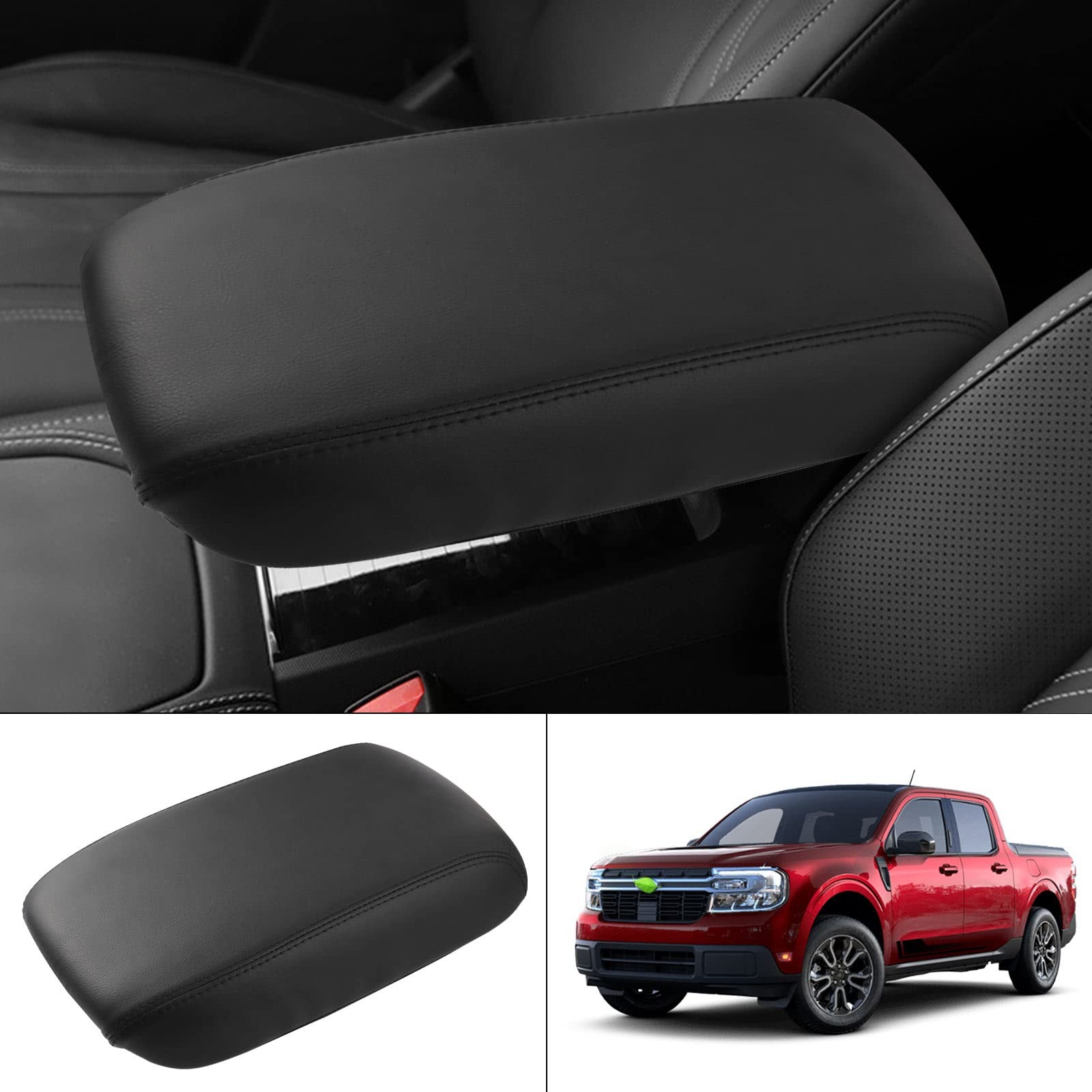 Autorder Center Console Cover for 2022-2025 2026 22-26 Ford Maverick, Black