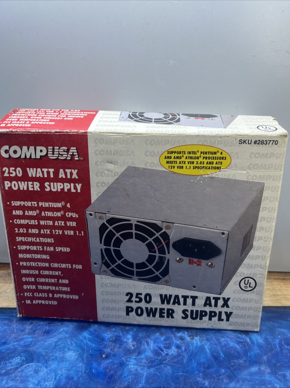 CompUSA 250 Watt ATX Power supply – NEW in box (discontinued)