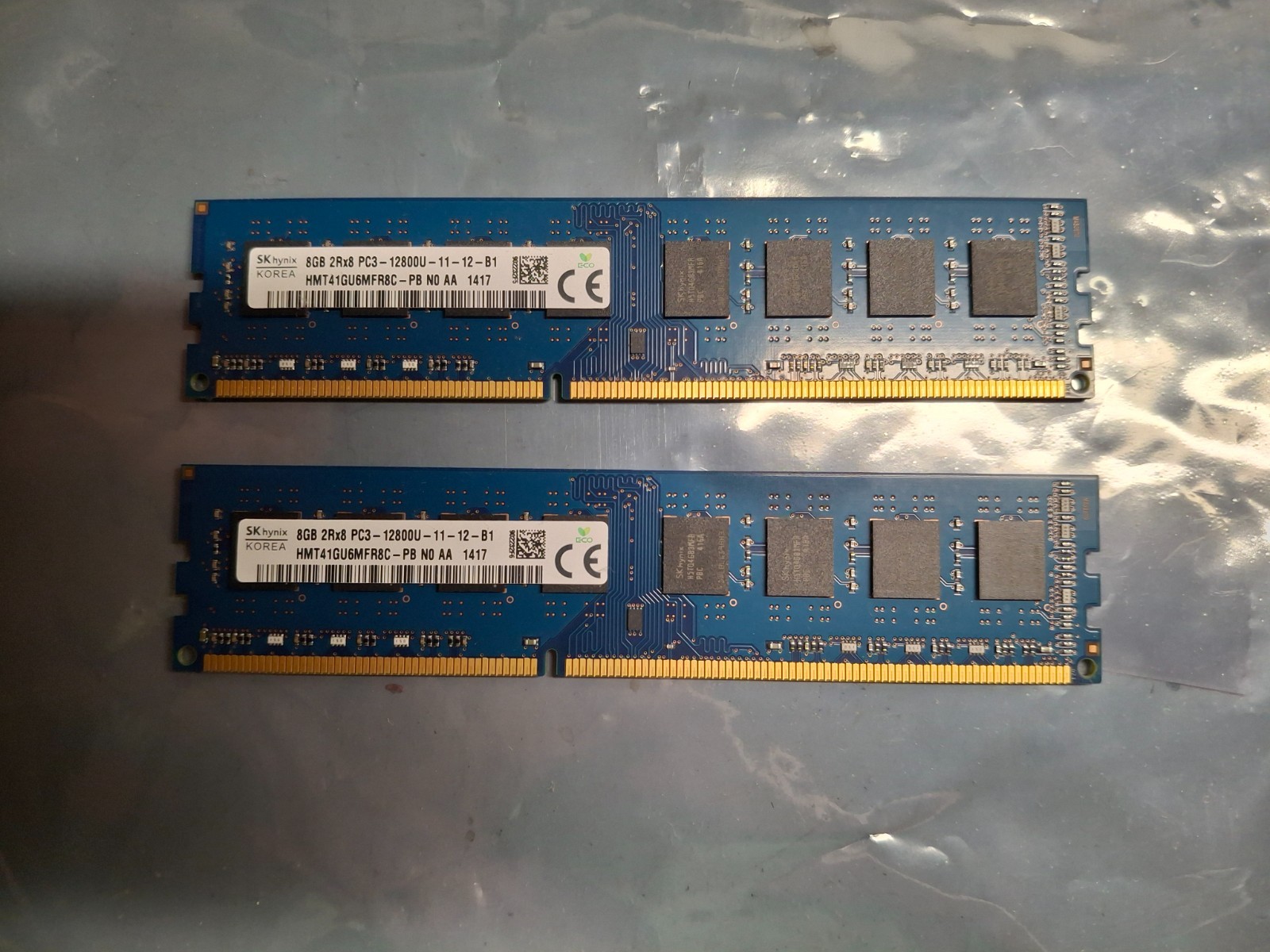 16GB (2×8) SKHynix 8GB 2Rx8 PC3-12800U DDR3 Desktop RAM