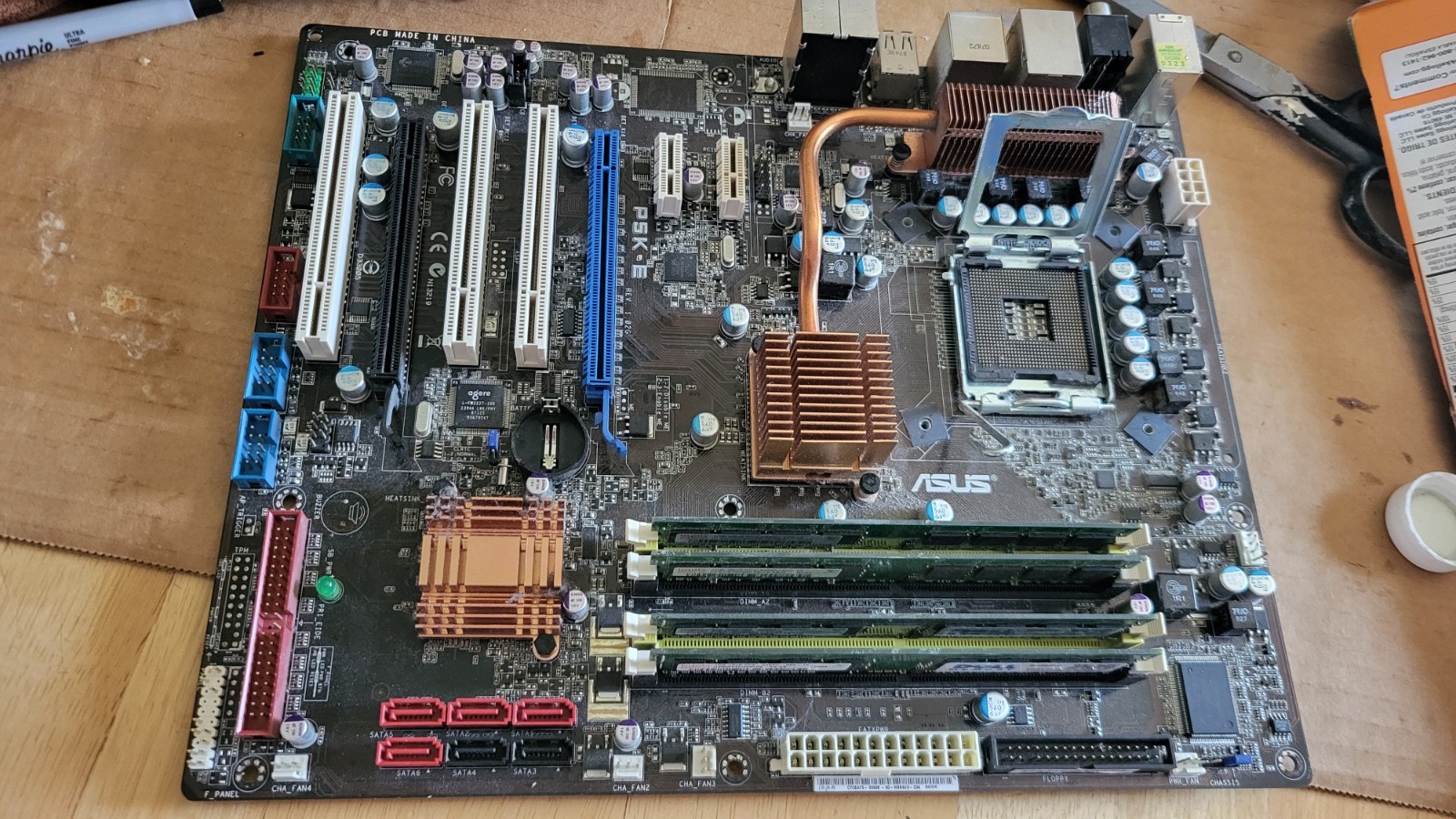 ASUS P5K-E REV 1.02G Motherboard LGA775 Socket – Intel – UNTESTED/AS IS