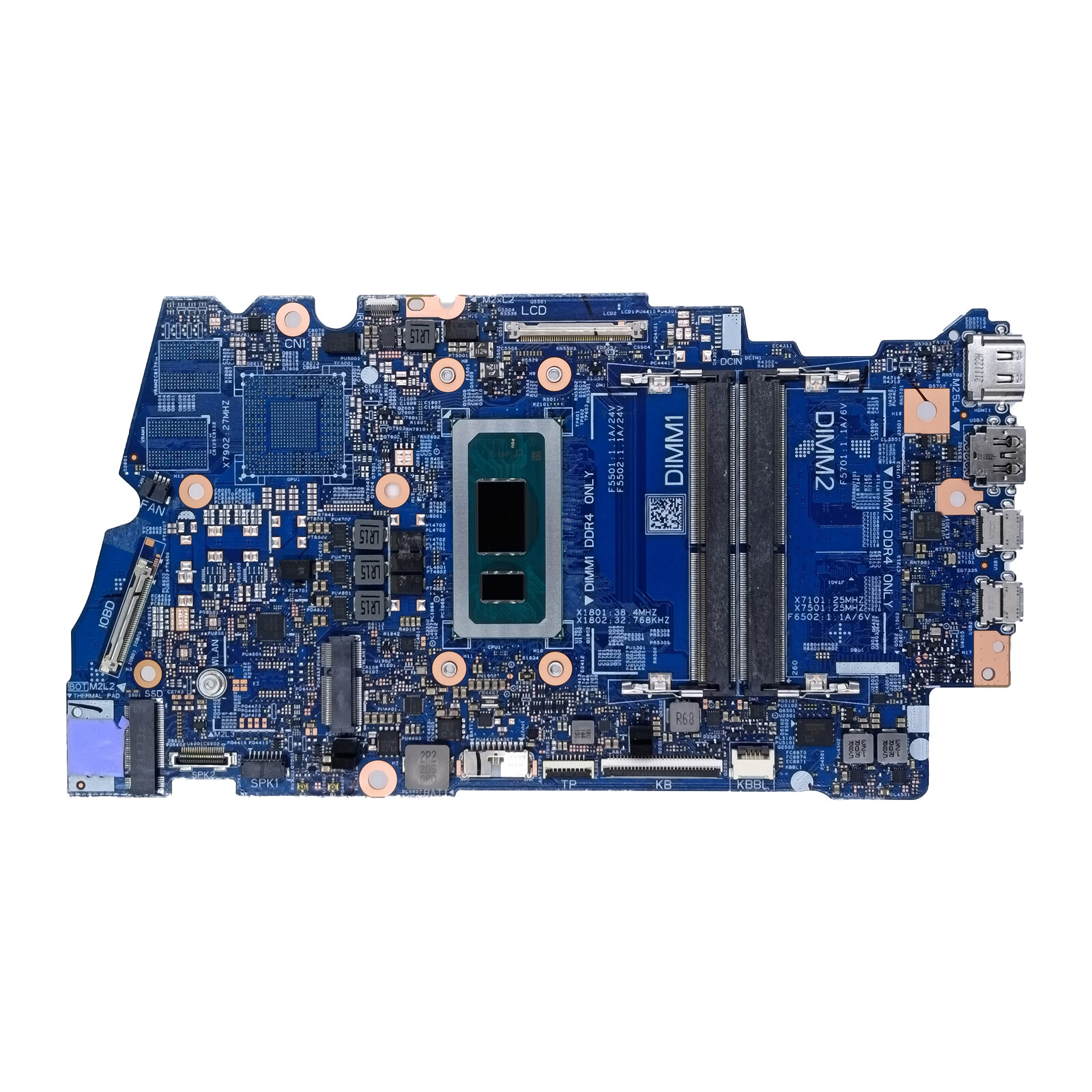 0FYWPN For Dell Inspiron 16 7620 2-in-1 Motherboard i5-1235U 213090-1 FYWPN