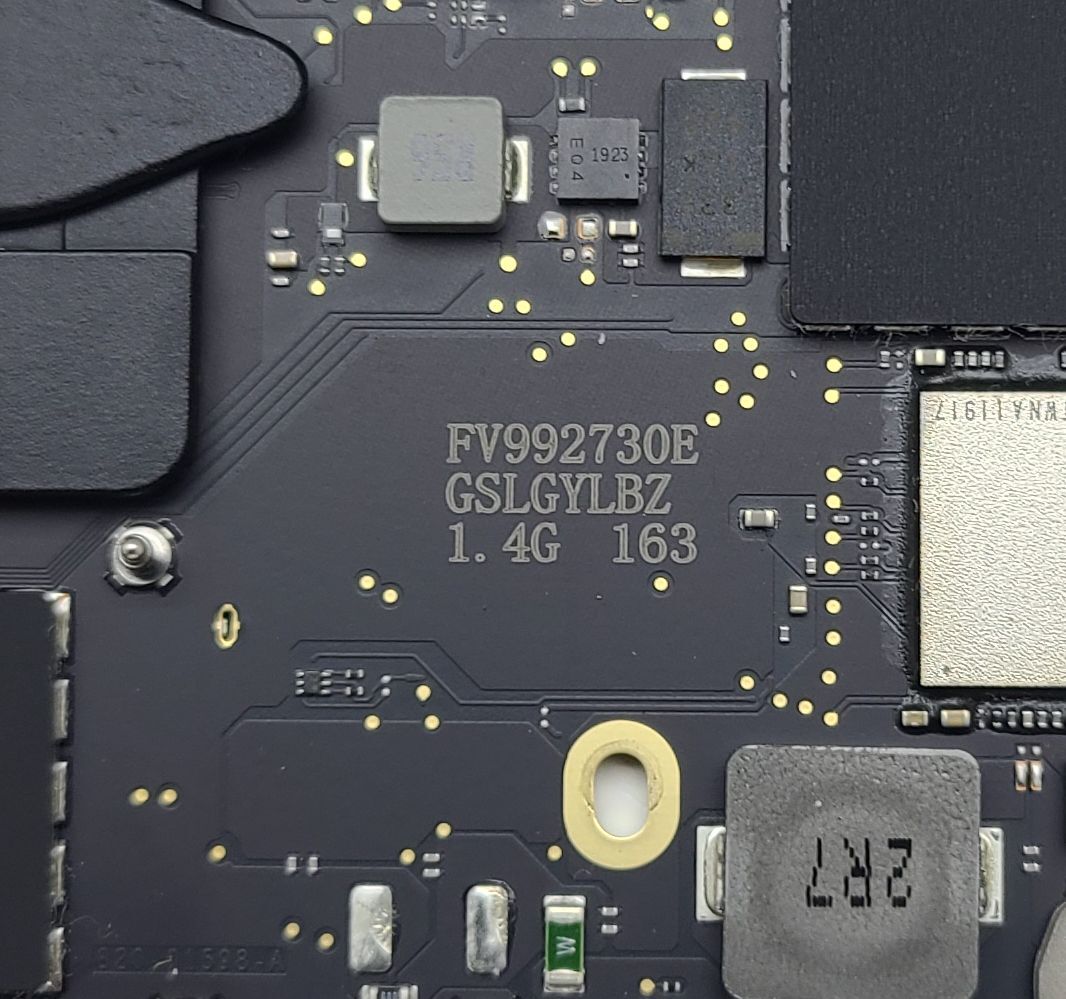 MacBook PRO A2159 2019 Logic Board 1.4GHz i5 8GB 128GB 820-01598-A + Touch ID