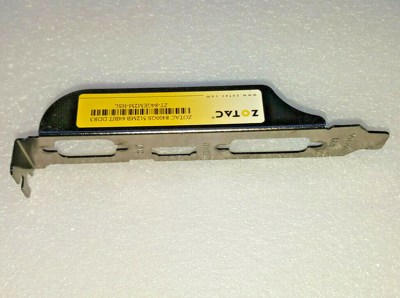 Full ATX Tower Bracket for ZOTAC NVIDIA GeForce 8400 GS Video Graphics Card