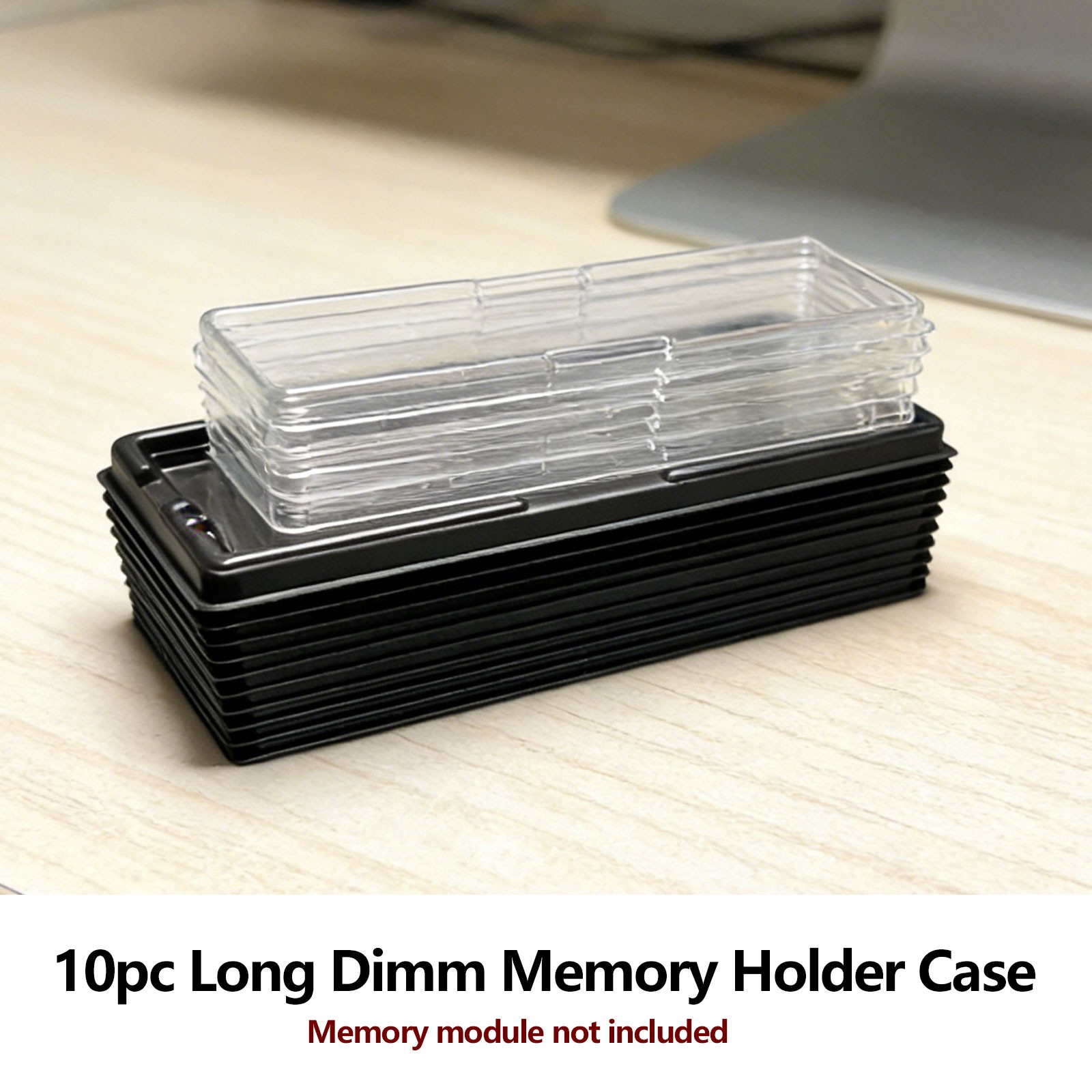 Long Dimm Memory Holder Case Clamshell for DDR, DDR2, DDR3, DDR4 and DDR5EF
