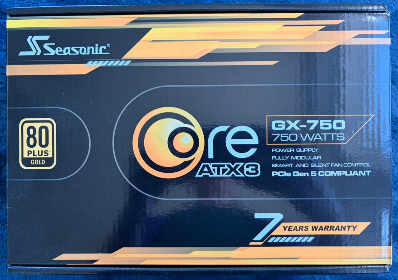 Seasonic GX-750W Core ATX3 | Fully Modular PSU | 80+ GOLD | Power Supply