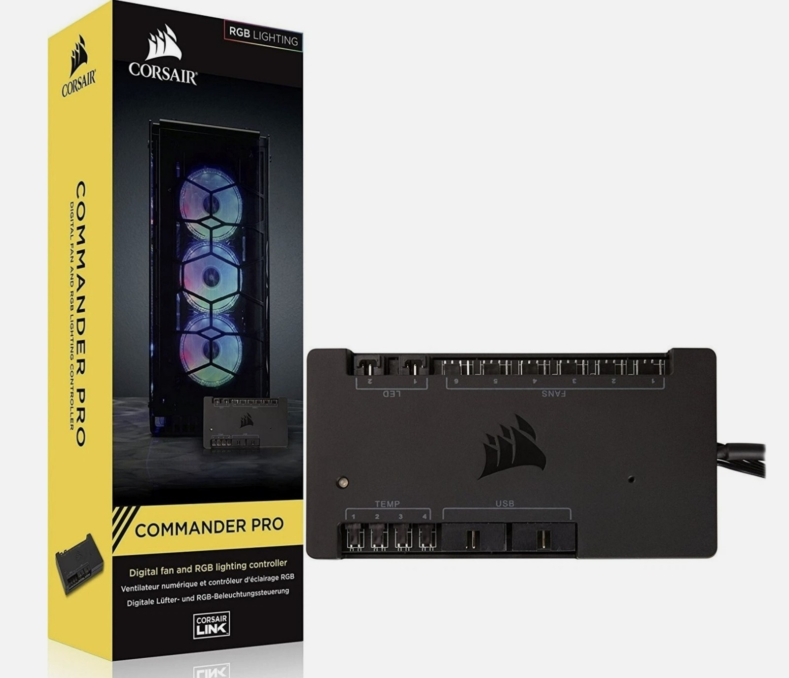 Corsair Commander PRO 6-Channel Fan Controller – Black