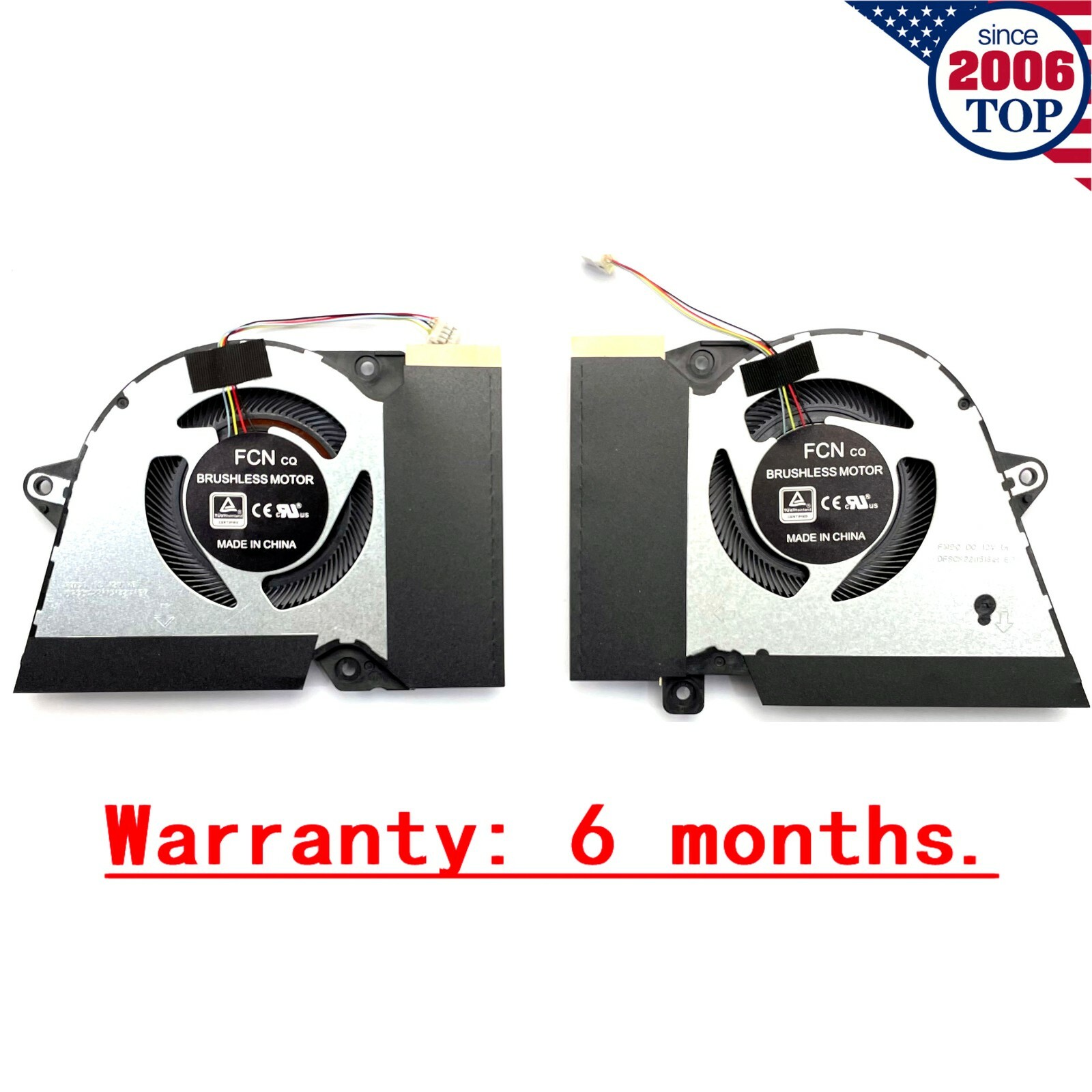 Genuine CPU GPU Cooling Fan For ASUS ROG Zephyrus G14 GA401I GA401IV 12V
