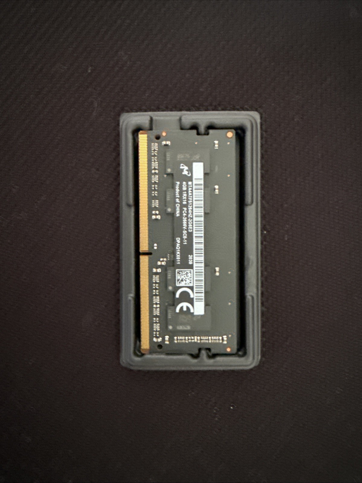 4GB 1Rx16 PC4-2666V-SC0-11 Laptop Memory
