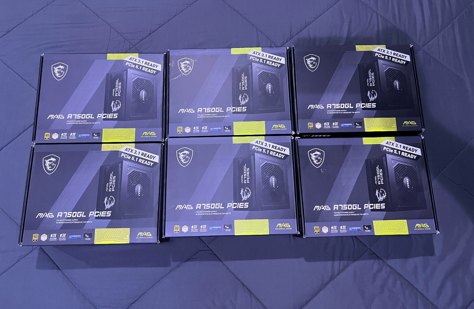 6 MSI MAG A750GL PCIE5 750W ATX 3.1 PCIe 5.1 Gold Power Supply MAG A750GL PCIE5