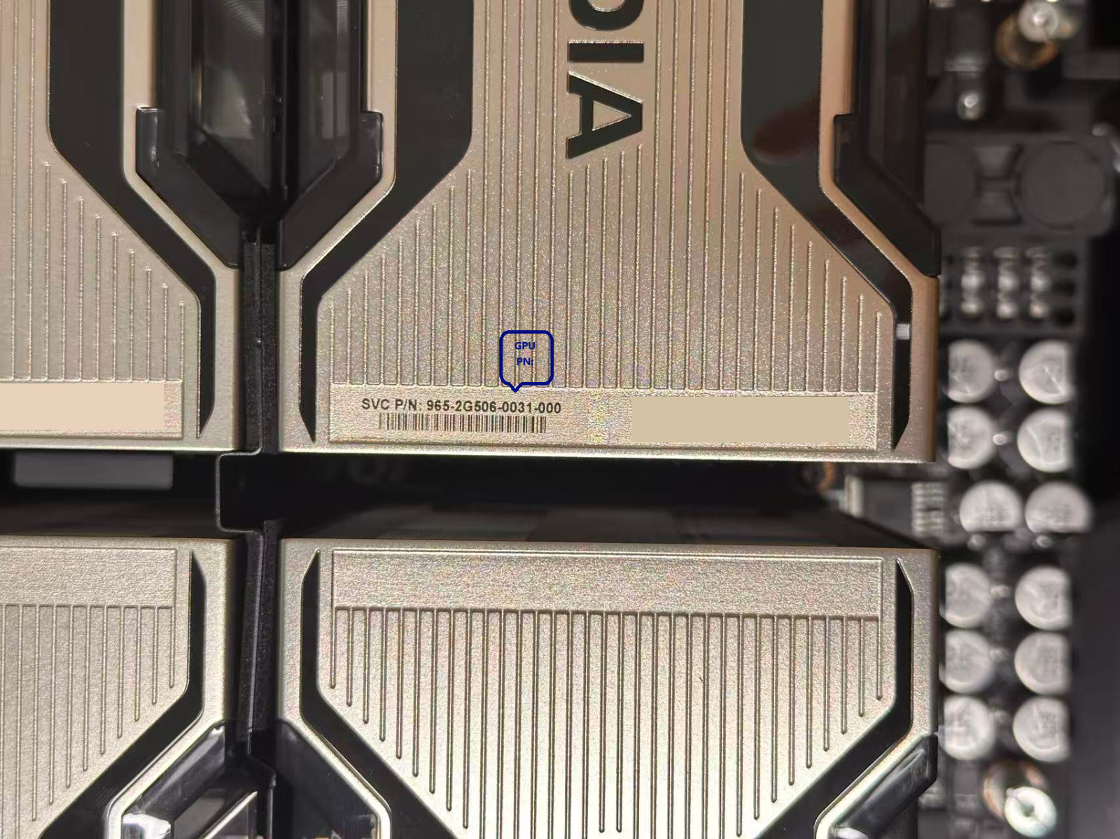 Open Box NVIDIA A100 SXM4 80GB GPU W Heatsink 965-2G506-0031-000