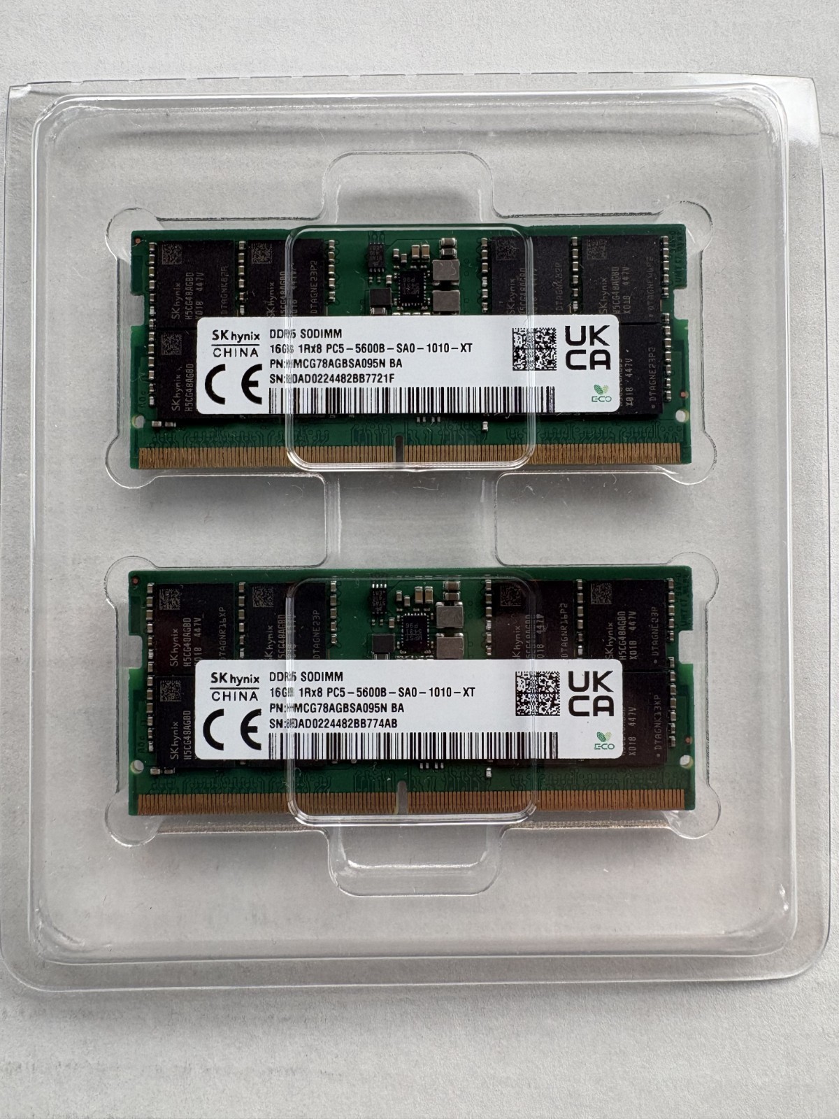 32GB Kit SK Hynix DDR5-5600 SODIMM Memory PC5-44800 RAM (2x16GB) Fully Tested